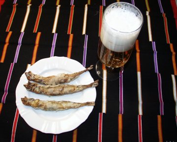 ししゃもの唐揚げ